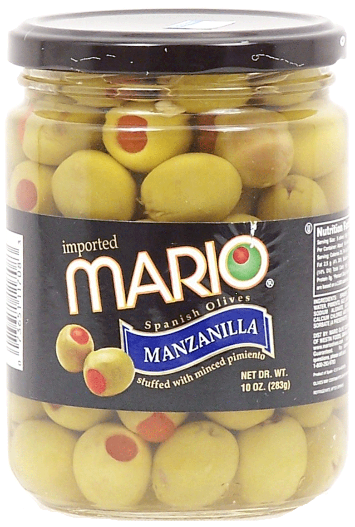 Mario  spanish manzanilla olives stuffed with minced pimiento Full-Size Picture